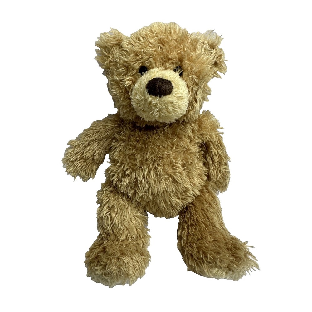 Gund Stitchie Teddy Bear Brown Furry Plush 319928 Stuffed Animal 12 in